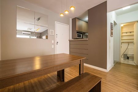 Sala/Cozinha de apartamento à venda com 1 quarto, 48m² em Jardim Paulista, São Paulo