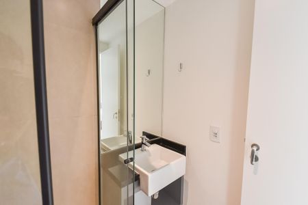Studio para alugar com 21m², 1 quarto e sem vaga Studio para alugar com 21m², 1 quarto e sem vagaBanheiro