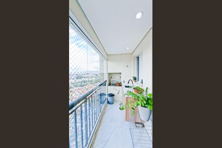Varanda da Sala de apartamento à venda com 2 quartos, 61m² em Jardim Bom Clima, Guarulhos