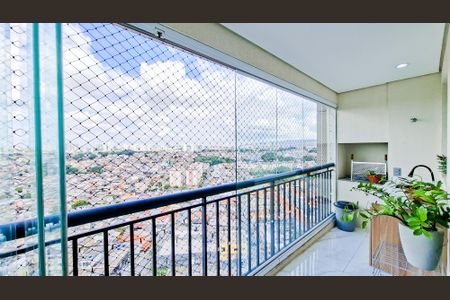 Varanda da Sala de apartamento à venda com 2 quartos, 61m² em Jardim Bom Clima, Guarulhos
