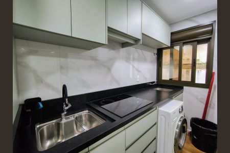 Cozinha de kitnet/studio para alugar com 1 quarto, 35m² em Saco dos Limões, Florianópolis