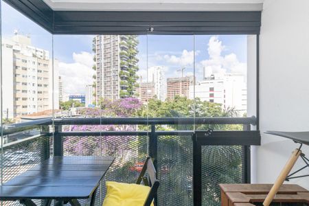 Studio para alugar com 32m², 1 quarto e 1 vagaVaranda