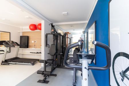 Apartamento para alugar com 34m², 2 quartos e sem vaga Apartamento para alugar com 34m², 2 quartos e sem vagaÁrea comum - Academia