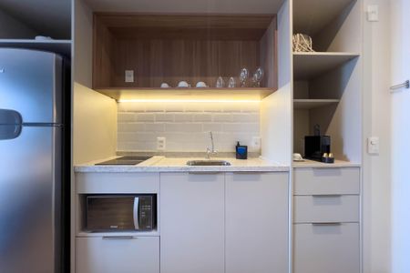 Cozinha de kitnet/studio para alugar com 1 quarto, 32m² em Sacomã, São Paulo
