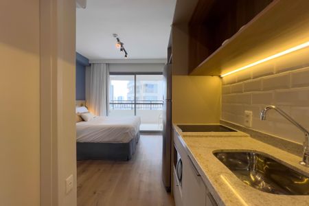 Cozinha de kitnet/studio para alugar com 1 quarto, 32m² em Sacomã, São Paulo