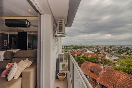 Sala - Varanda de apartamento à venda com 2 quartos, 67m² em Jardim Itu, Porto Alegre