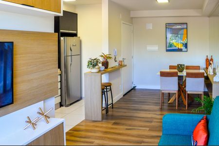 Sala  de apartamento à venda com 2 quartos, 60m² em Vila Nova, Porto Alegre