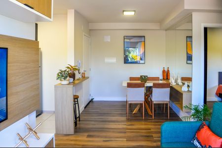 Sala  de apartamento à venda com 2 quartos, 60m² em Vila Nova, Porto Alegre