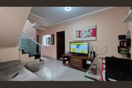 Sala de casa à venda com 5 quartos, 350m² em Vila Humaita, Santo André
