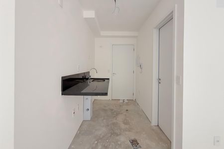Cozinha de kitnet/studio à venda com 1 quarto, 24m² em Chácara Klabin, São Paulo