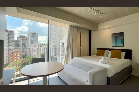 Studio de kitnet/studio para alugar com 1 quarto, 28m² em Jardim das Bandeiras, São Paulo