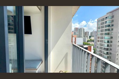 Studio para alugar com 28m², 1 quarto e sem vagaVaranda