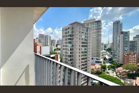Varanda de kitnet/studio para alugar com 1 quarto, 28m² em Jardim das Bandeiras, São Paulo