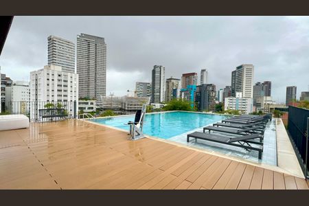 Studio para alugar com 28m², 1 quarto e sem vagaPiscina