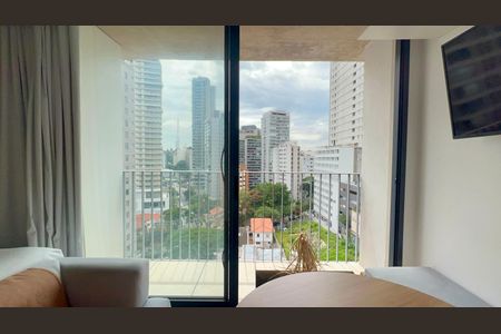 Sacada de kitnet/studio para alugar com 1 quarto, 28m² em Jardim das Bandeiras, São Paulo