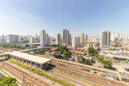 Varanda - Vista de apartamento para alugar com 1 quarto, 26m² em Belenzinho, São Paulo