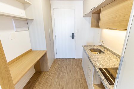 Cozinha de apartamento para alugar com 1 quarto, 26m² em Belenzinho, São Paulo