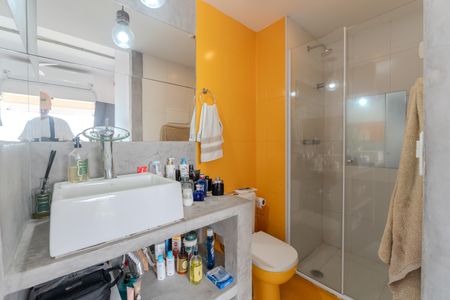 Banheiro de kitnet/studio à venda com 1 quarto, 37m² em Bela Vista, São Paulo