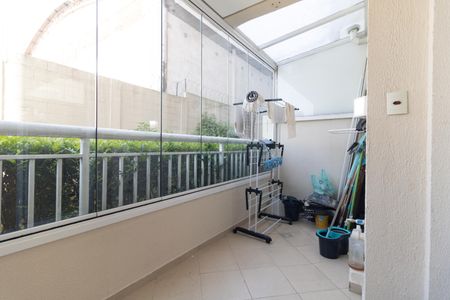 Varanda da Sala de apartamento para alugar com 2 quartos, 65m² em Vila Caraguata, São Paulo