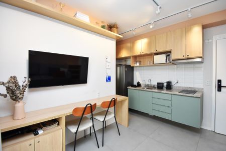 Sala de kitnet/studio à venda com 1 quarto, 31m² em Jardim Paulista, São Paulo