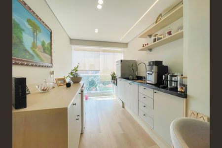 Sala de apartamento à venda com 1 quarto, 57m² em Vila Yara, Osasco