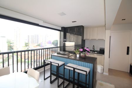 Sala - Varanda de apartamento à venda com 3 quartos, 160m² em Vila Pauliceia, São Paulo