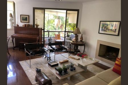 Sala de apartamento à venda com 4 quartos, 169m² em Indianópolis, São Paulo