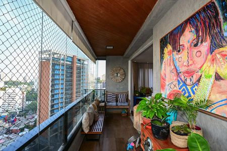 Varanda de apartamento à venda com 4 quartos, 210m² em Morumbi, São Paulo