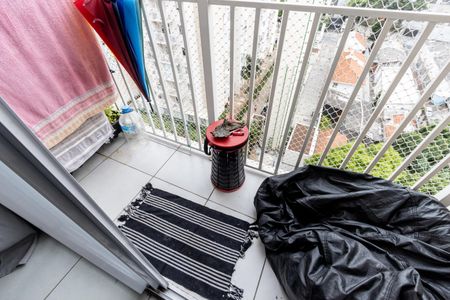 Apartamento à venda com 37m², 2 quartos e 1 vagaVaranda