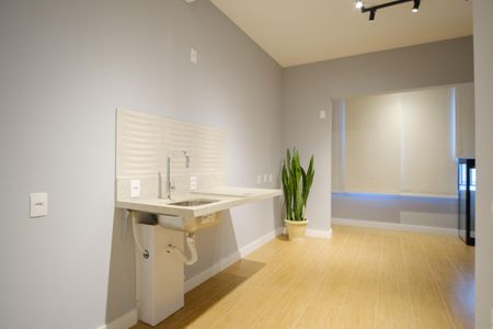 Cozinha de kitnet/studio à venda com 1 quarto, 27m² em Tatuapé, São Paulo