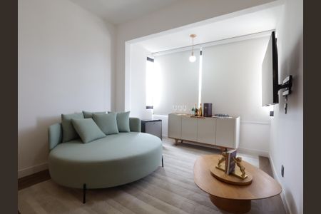 Sala de apartamento à venda com 2 quartos, 75m² em Super Quadra Morumbi, São Paulo