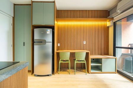 Studio para alugar com 24m², 1 quarto e sem vagaStudio