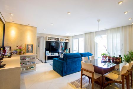 Sala de apartamento à venda com 2 quartos, 80m² em Campestre, Santo André