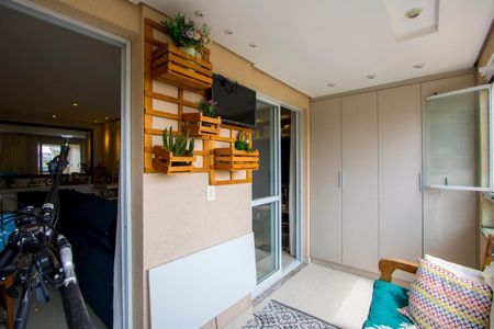 Varanda gourmet de apartamento à venda com 2 quartos, 80m² em Campestre, Santo André