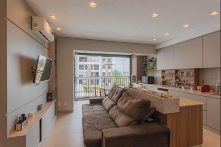 Sala de apartamento à venda com 2 quartos, 76m² em Swiss Park, Campinas