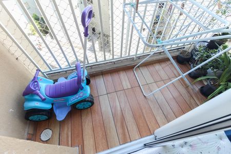 Varanda da Sala de apartamento à venda com 2 quartos, 49m² em Itaquera, São Paulo