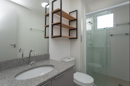 Apartamento para alugar com 28m², 1 quarto e sem vaga Apartamento para alugar com 28m², 1 quarto e sem vagaBanheiro do Quarto Suíte