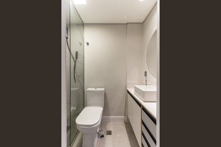 Banheiro de kitnet/studio à venda com 1 quarto, 32m² em Santa Cecilia, São Paulo