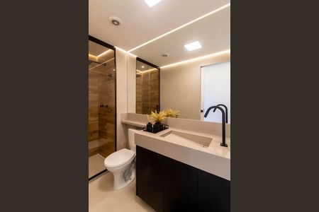 Apartamento à venda com 55m², 2 quartos e 1 vagaBanheiro 