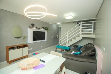 Sala de casa à venda com 4 quartos, 170m² em Vila Curuçá, Santo André