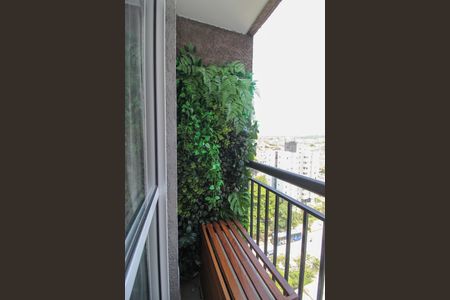 Varanda da Sala de apartamento para alugar com 1 quarto, 24m² em Vila Butantã, São Paulo