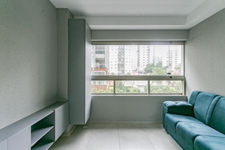 Varanda/Sala de apartamento para alugar com 1 quarto, 29m² em Aclimação, São Paulo