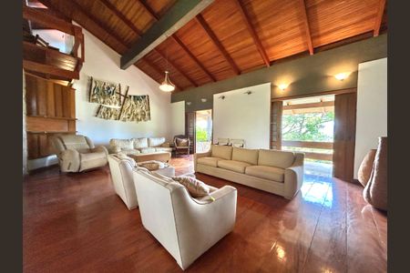 Sala de casa de condomínio para alugar com 6 quartos, 555m² em Santo Antonio de Lisboa, Florianópolis