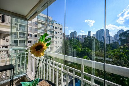 Varanda de apartamento para alugar com 1 quarto, 37m² em Panamby, São Paulo