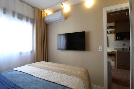 Quarto Suíte de apartamento à venda com 1 quarto, 25m² em Vila Nova Conceição, São Paulo