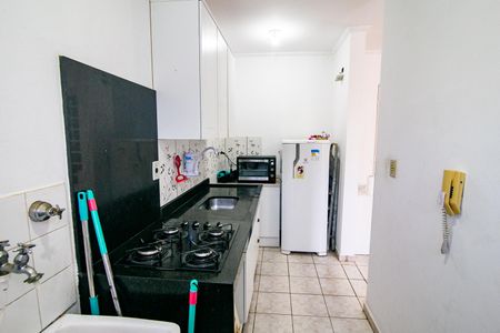 Cozinha de apartamento para alugar com 2 quartos, 43m² em Jardim Morumbi, Indaiatuba