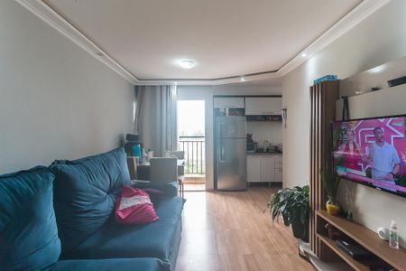 Sala de apartamento para alugar com 2 quartos, 48m² em Conjunto Habitacional Bras Cubas, Mogi das Cruzes
