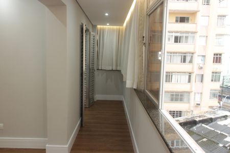 Sala de apartamento para alugar com 2 quartos, 90m² em José Menino, Santos