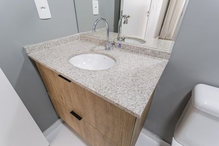 Apartamento para alugar com 25m², 1 quarto e sem vagaBanheiro da Suíte