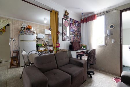 Sala de apartamento à venda com 2 quartos, 48m² em Conjunto Habitacional Padre Manoel de Paiva, São Paulo